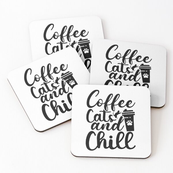 Item preview, Coffee cats and chill  designed and sold by 1PRINTORA1.