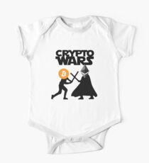 Bitcoin Hemd - Ethereum Hemd - Cryptocurrency T-Shirt Baby Body Kurzarm