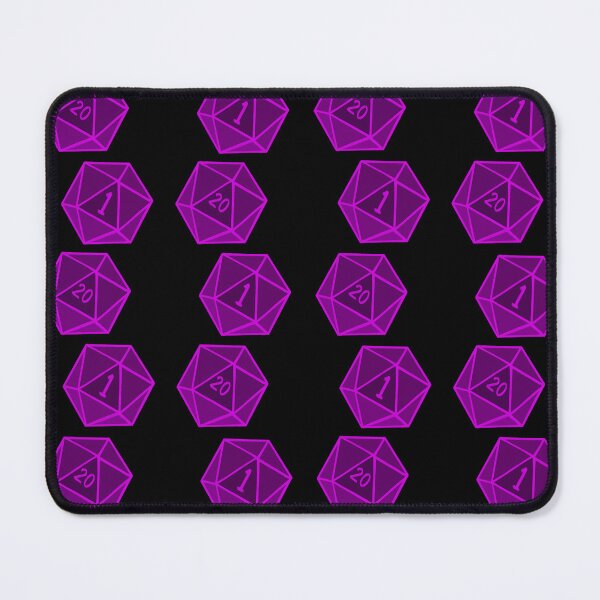 Item preview, D20 - Neon Pink Crit Dice designed and sold by StarlitFirefly.