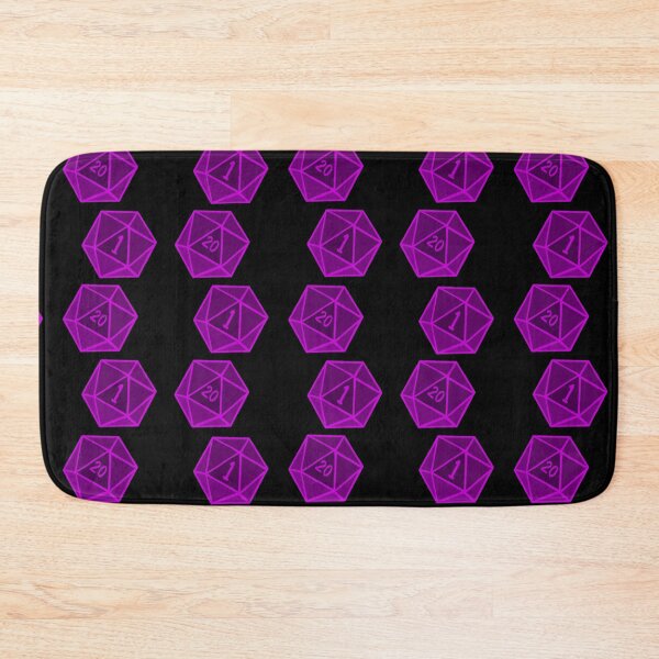 Item preview, D20 - Neon Pink Crit Dice designed and sold by StarlitFirefly.