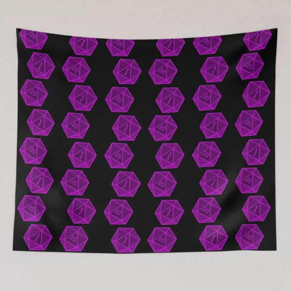 Item preview, D20 - Neon Pink Crit Dice designed and sold by StarlitFirefly.