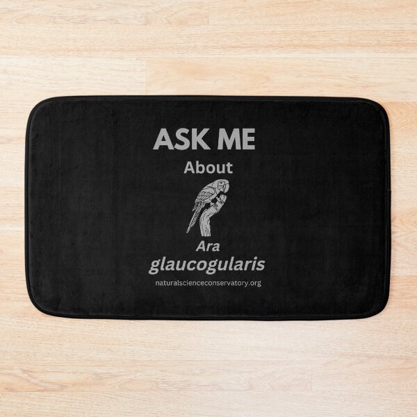 Item preview, Ask Me About Ara glaucogularis (Blue-throated Macaw) designed and sold by Discovered.