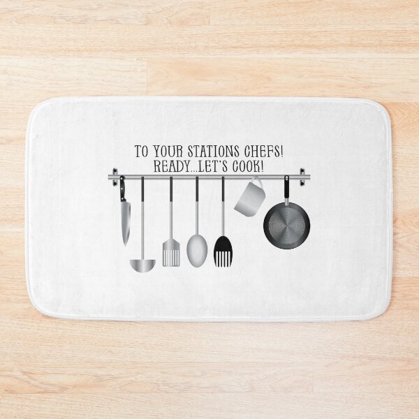 Item preview, To Your Stations Chefs! Ready...Let’s Cook! (on White) designed and sold by PawsitiveMum.
