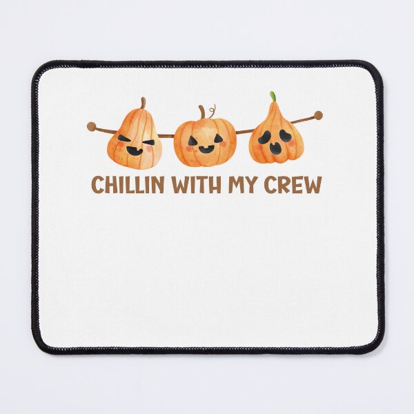 Item preview, Happy Halloween. Chillin with my crew. designed and sold by Tiny-Love ⭐⭐⭐⭐⭐.