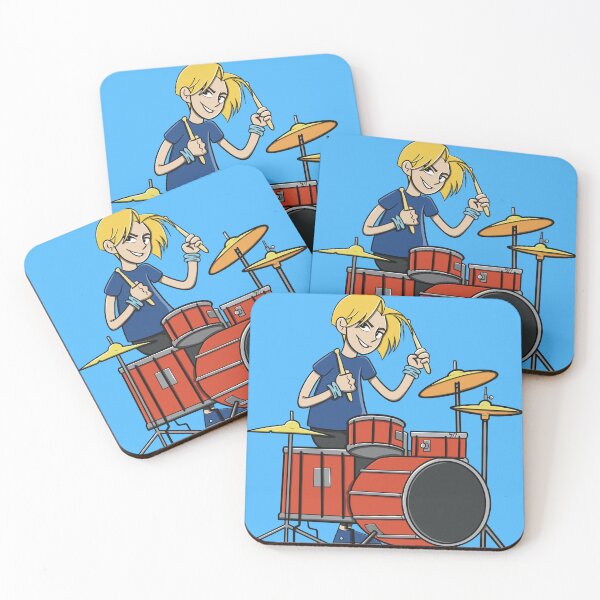 Item preview, boy plays drums designed and sold by ImaginarStore.
