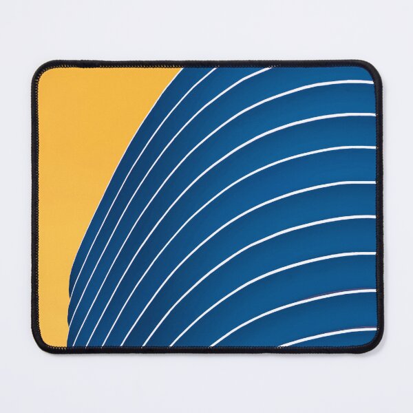 Item preview, Niemeyer building colors ukraine yellow and blue 2 designed and sold by designbymarcs.