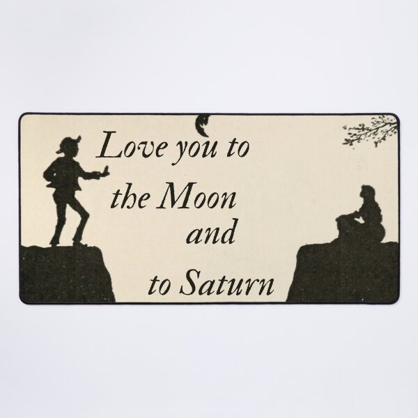 Item preview, love you to the moooon and to saturn designed and sold by cottagecorococo.