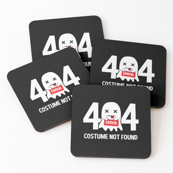Item preview, Funny 404 Error Costume Not Found Halloween Costume designed and sold by Buzzbazaar.