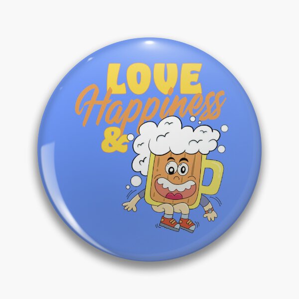 Item preview, Love happiness and beer designed and sold by ImaginarStore.