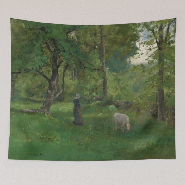 Artikelvorschau, Grüne Landschaft | George Inness | 1886 Naturkunst entworfen und verkauft von CJET.