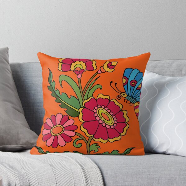 Item preview, flower and butterfly orange designed and sold by sriknick.