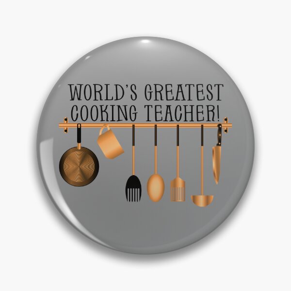 Item preview, World’s Greatest Cooking Teacher! (on Grey) designed and sold by PawsitiveMum.