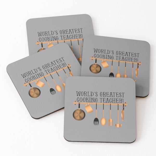 Item preview, World’s Greatest Cooking Teacher! (on Grey) designed and sold by PawsitiveMum.