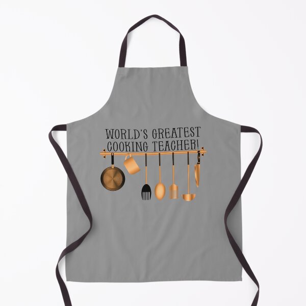 Item preview, World’s Greatest Cooking Teacher! (on Grey) designed and sold by PawsitiveMum.
