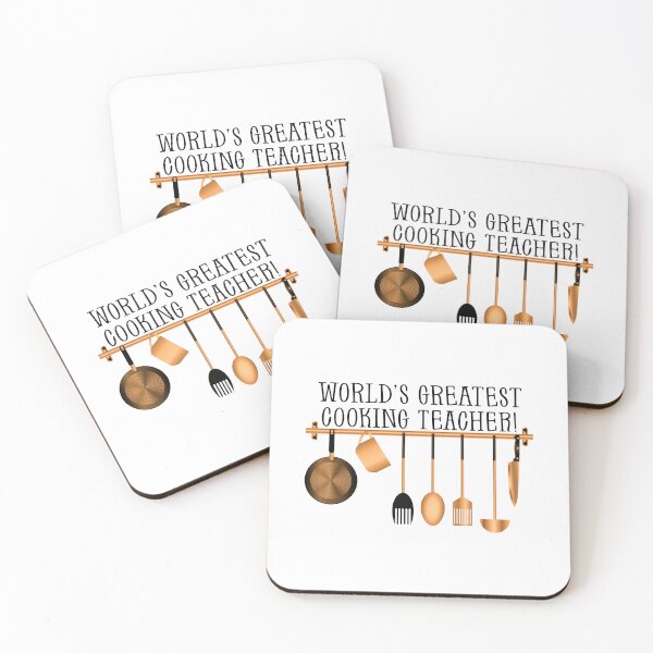 Item preview, World’s Greatest Cooking Teacher! (on White) designed and sold by PawsitiveMum.