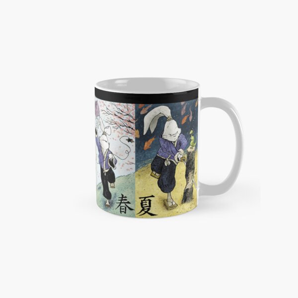 Misao Yajima Dark Brown Coffee Cup & Saucer - No. 4 Rabbit (矢島操) main image 1