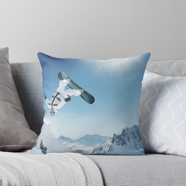 Item preview, Cool Snowboarding Snowboarder Mountains Winter Snow Scene designed and sold by DV-LTD.