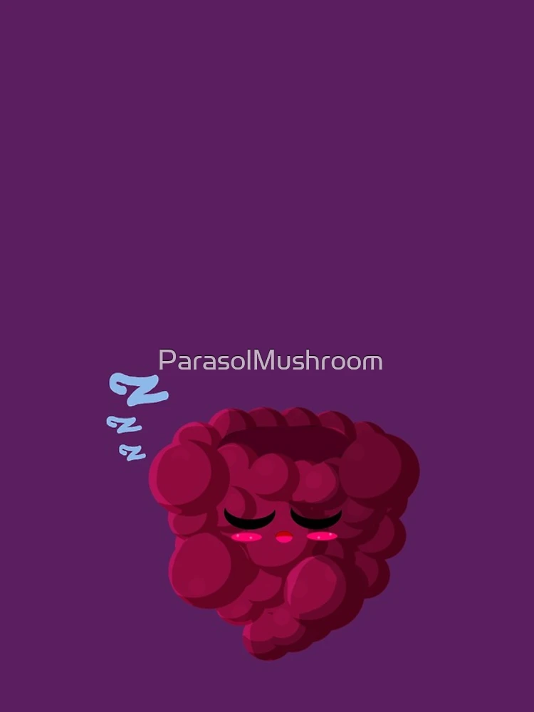 Thumbnail 4 of 4, iPhone Case, Sleepy Raspberry designed and sold by ParasolMushroom.