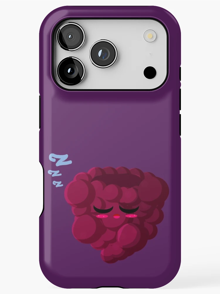 Thumbnail 1 of 4, iPhone Case, Sleepy Raspberry designed and sold by ParasolMushroom.