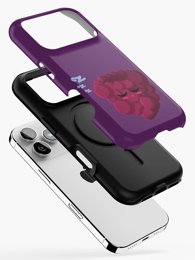 Thumbnail 2 of 4, iPhone Case, Sleepy Raspberry designed and sold by ParasolMushroom.