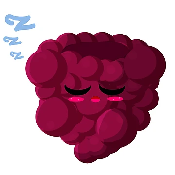 Artwork thumbnail, Sleepy Raspberry by ParasolMushroom