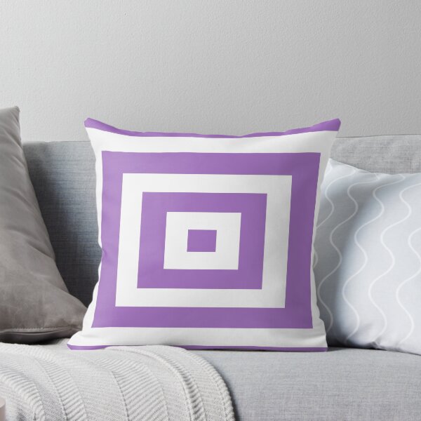 Item preview, Abstract geometric pattern - purple and white. designed and sold by K.S ART.