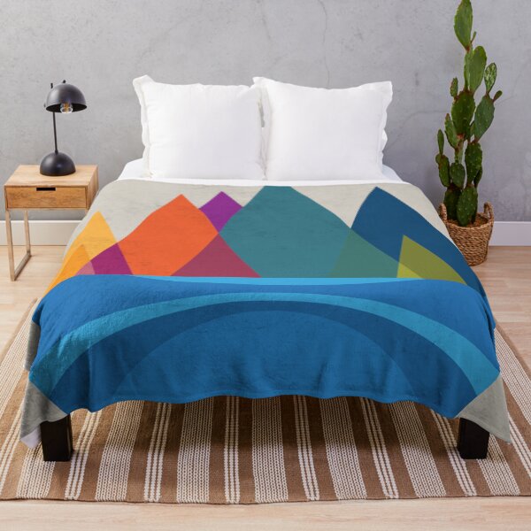 Item preview, Sol de montaña sobre el agua con textura designed and sold by WallGarden.