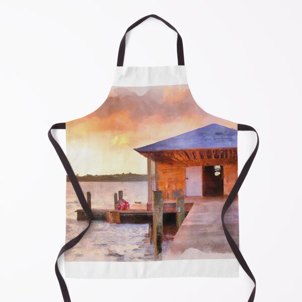 Item preview, Florida Sunset Dock and Boat House designed and sold by Paul David Wilson.