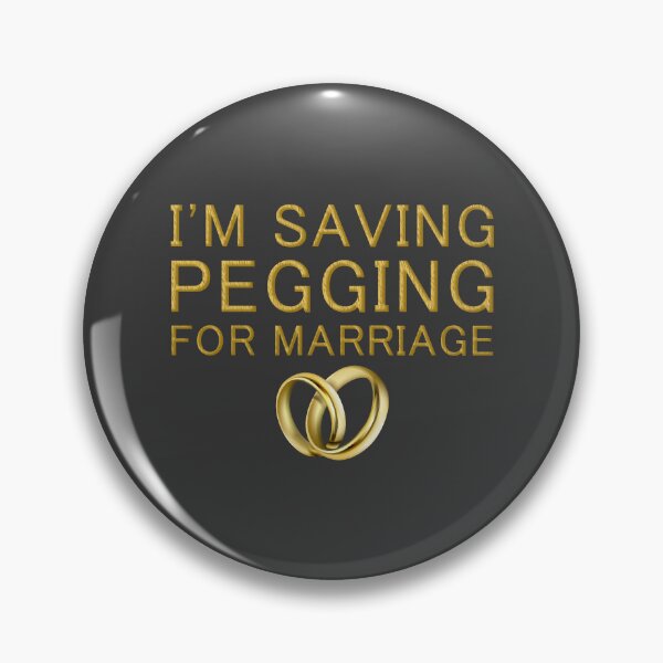 Item preview, I_m saving pegging for marriage Tri-blend designed and sold by shirtsquarter.