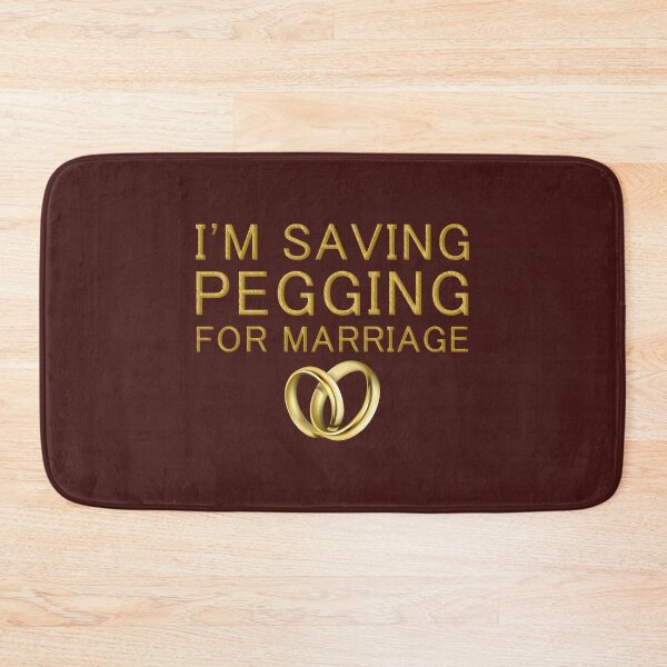 Item preview, I_m saving pegging for marriage Tri-blend designed and sold by shirtsquarter.