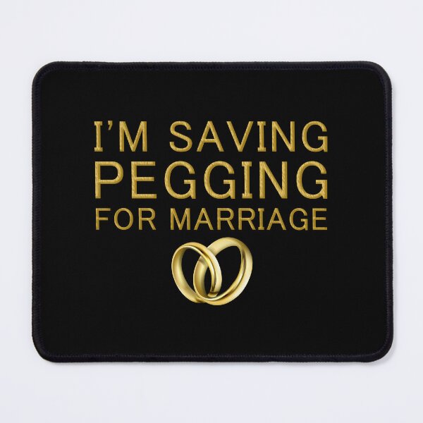 Item preview, I_m saving pegging for marriage Tri-blend designed and sold by shirtsquarter.
