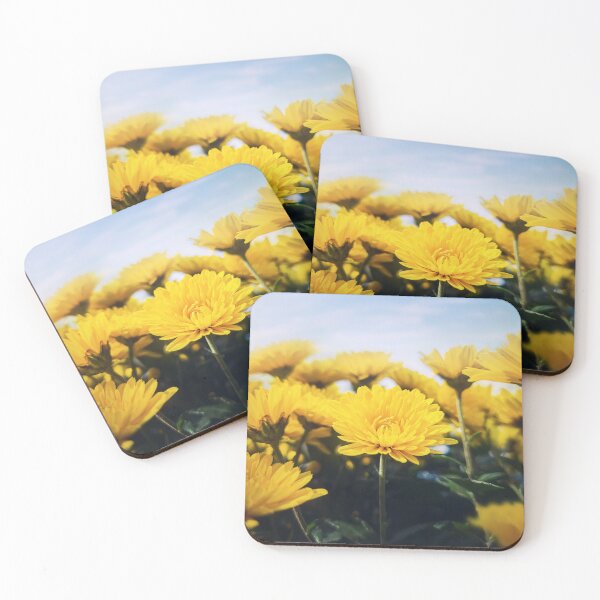 Item preview, yellow chrysanths field designed and sold by psychoshadow.