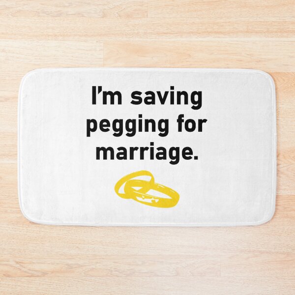 Item preview, I_m saving pegging for marriage rings meme designed and sold by shirtsquarter.