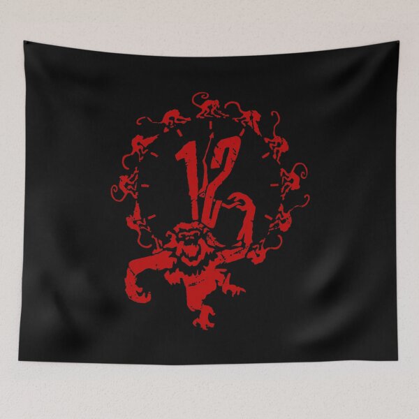 Item preview, 12 Monkeys - Terry Gilliam - Red on Black designed and sold by createdezign.
