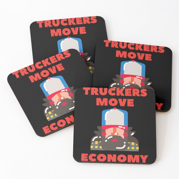 Artikelvorschau, Trucker bewegen Wirtschaft entworfen und verkauft von Wehavefun.
