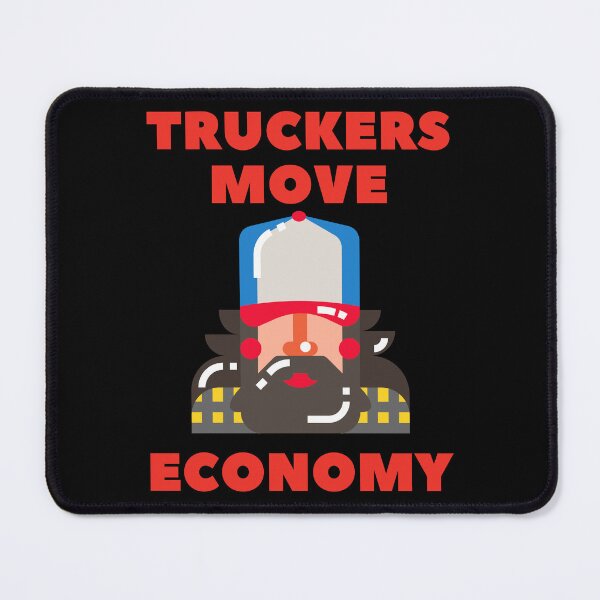 Artikelvorschau, Trucker bewegen Wirtschaft entworfen und verkauft von Wehavefun.