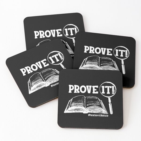 Item preview, Prove It Text Evidence Funny Testing Day For Teachers designed and sold by Nepaz-Designs.