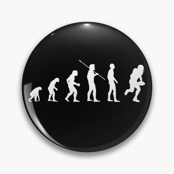 Item preview, Evolution of Mankind • Funny American Football Wv designed and sold by KleverOlivier.