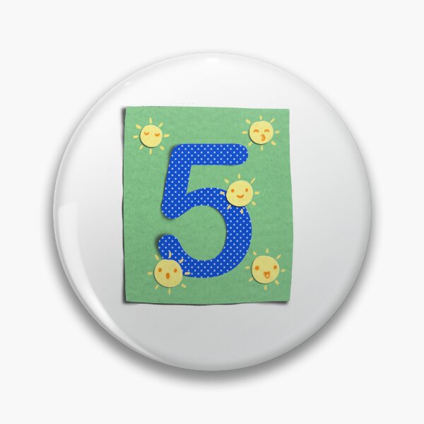 Item preview, Cut Out Paper Number Five 5 designed and sold by Printblisshop.