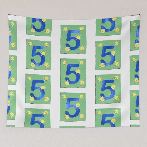 Item preview, Cut Out Paper Number Five 5 designed and sold by Printblisshop.