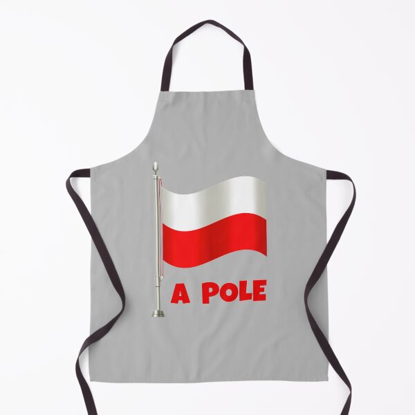 Item preview, “A POLE” Flag Pun (on Grey) designed and sold by PawsitiveMum.