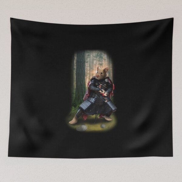 Item preview, Exclusive Hand Drawn Samurai Hamster | Samurai Collection Item-20 (Hamster) | by Rendigart Studio designed and sold by rendigart.