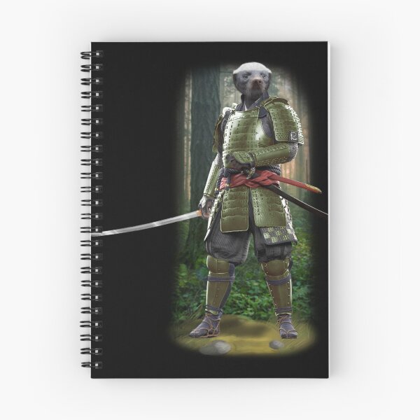 Item preview, Exclusive Hand Drawn Samurai Honey Badger | Samurai Collection Item-21 (Honey Badger) | by Rendigart Studio designed and sold by rendigart.