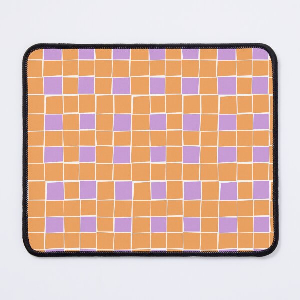 Item preview, Orange and purple mosaic pattern designed and sold by CatsHappy.