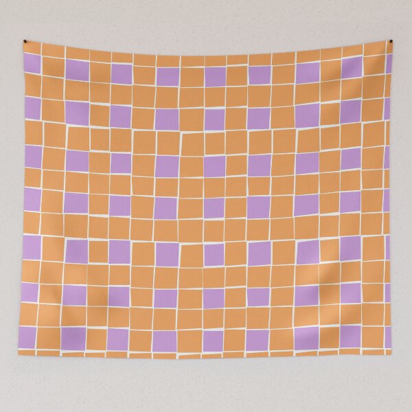 Item preview, Orange and purple mosaic pattern designed and sold by CatsHappy.