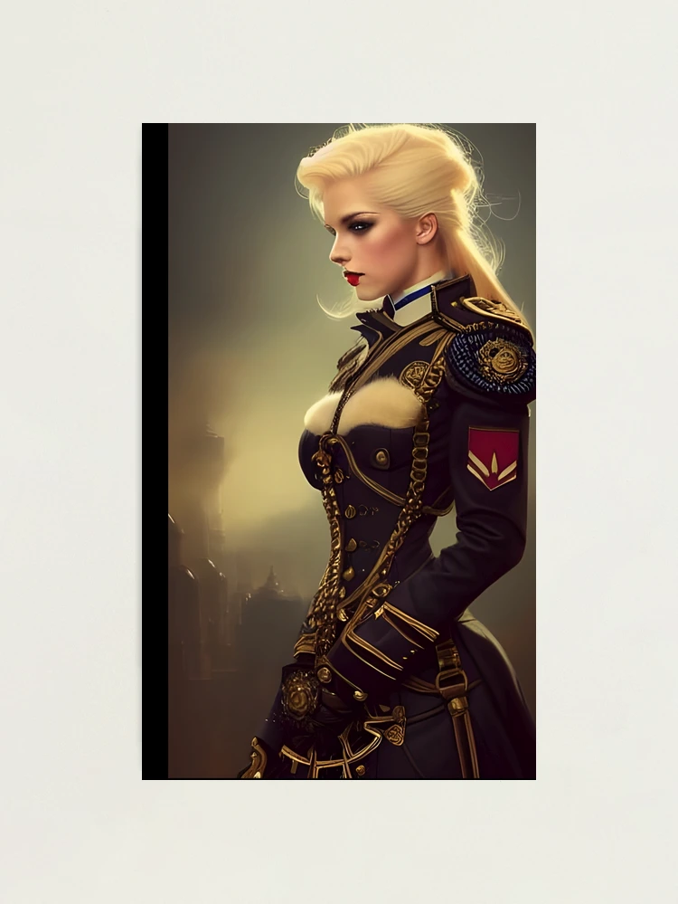 Wounded blonde steampunk Officer in Military Uniform | Essential T-Shirt