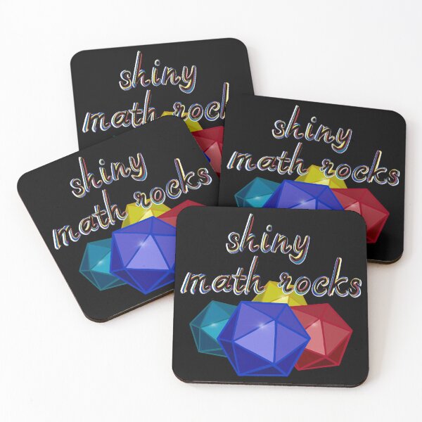 Item preview, D20 Dice - The Shiny Math Rocks designed and sold by StarlitFirefly.