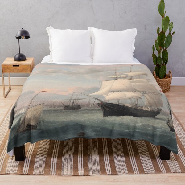 Item preview, New York Harbor | Fitz Henry Lane | 1852 Marine Art designed and sold by CJET.
