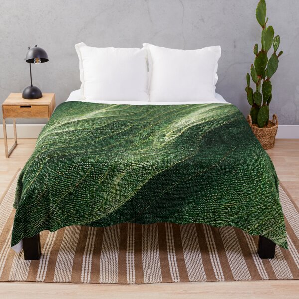 Item preview, Luxurious Green Leaf Textured Pattern designed and sold by AnuGoldPrints.