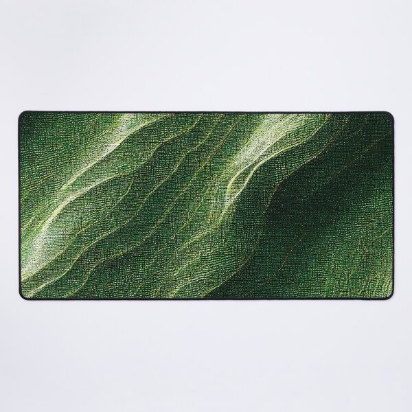Item preview, Luxurious Green Leaf Textured Pattern designed and sold by AnuGoldPrints.